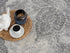 2' X 4' Gray Distressed Medallion Area Rug
